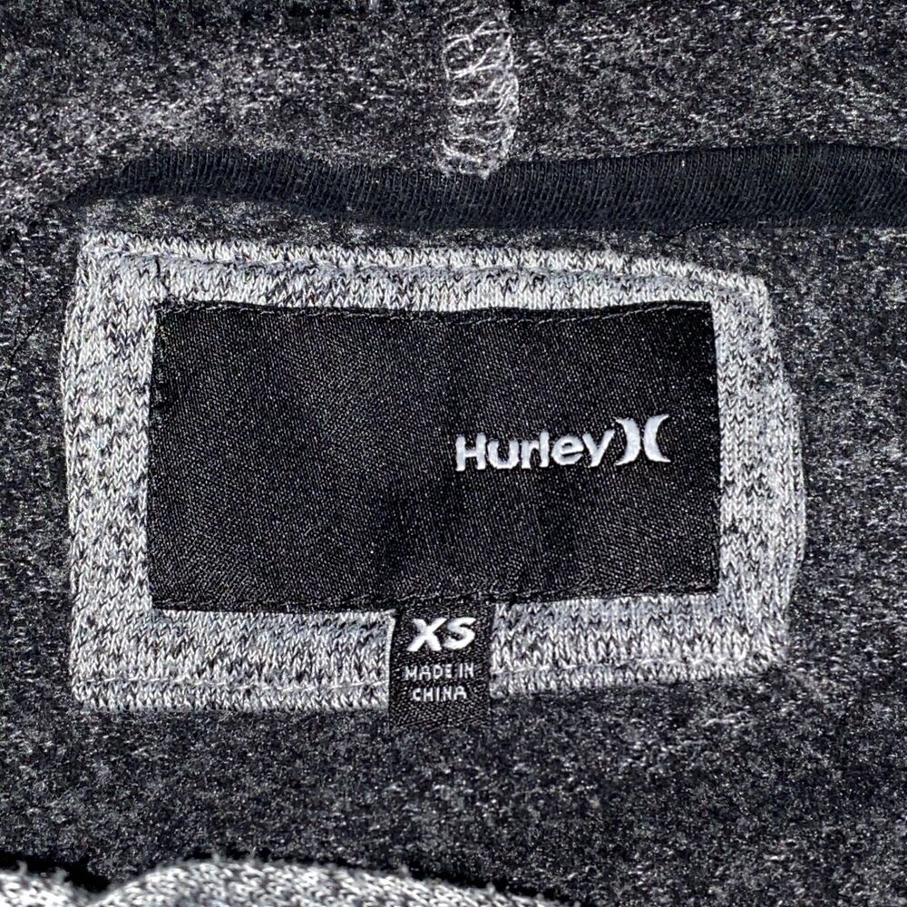 Hurley Hawaii Gray Flowers Palm Trees Pullover Hoodie Sweatshirt Womens Size XS - Picture 4 of 8